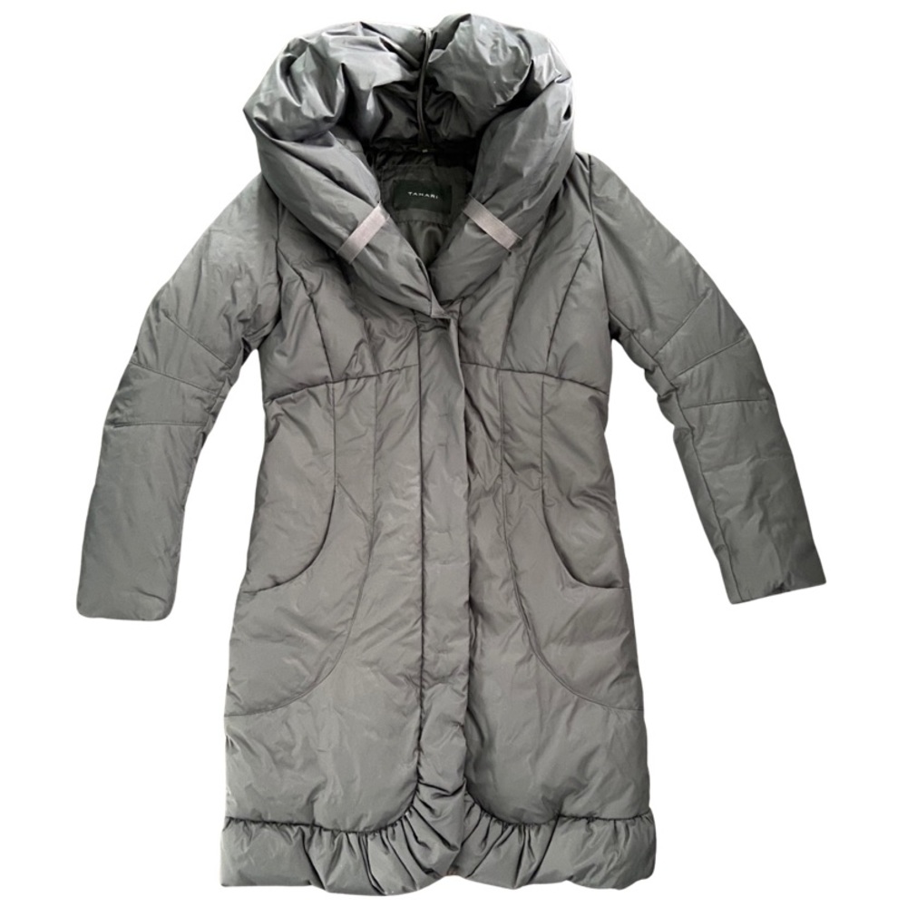 NWOT Tahari Pillow Collar Coat - Size XS